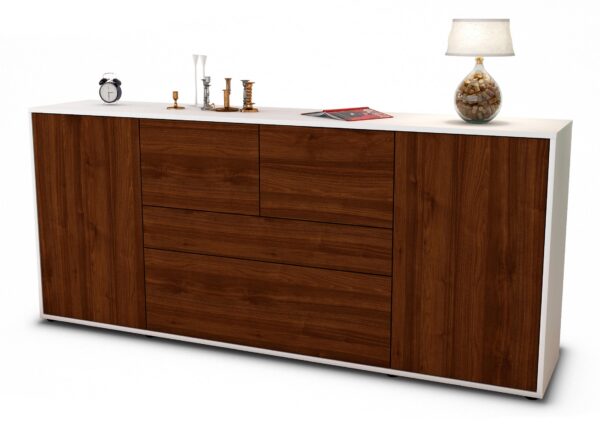 Sideboard Elisa, Walnuss (180x79x35cm)