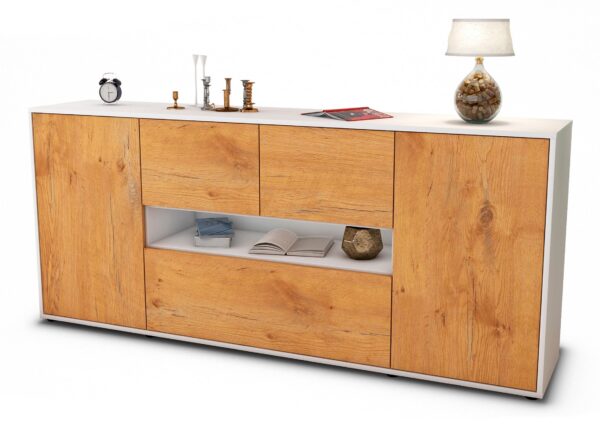 Sideboard Elisabetta, Eiche (180x79x35cm)