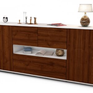 Sideboard Elisabetta, Walnuss (180x79x35cm)