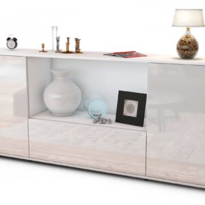 Sideboard Ella, Weiß (180x79x35cm)
