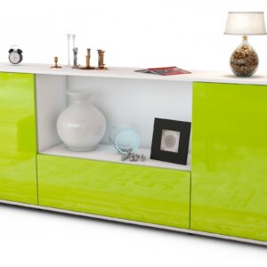 Sideboard Ella, Grün (180x79x35cm)