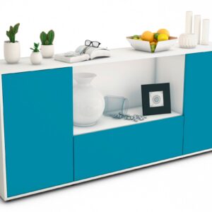 Sideboard Ella, Türkis (180x79x35cm)