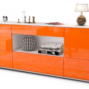 Sideboard Elodie, Orange (180x79x35cm)