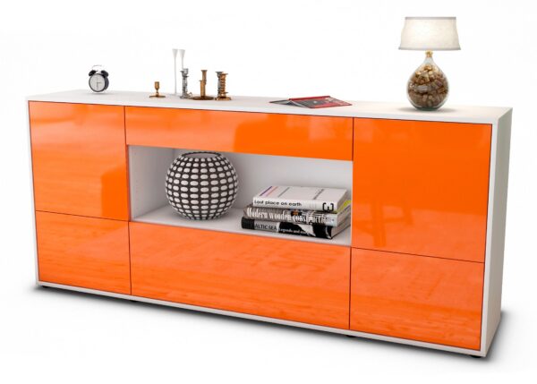 Sideboard Elodie, Orange (180x79x35cm)