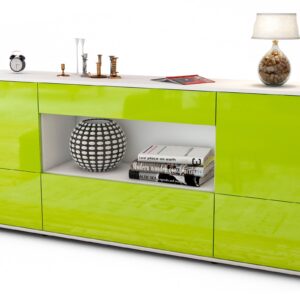 Sideboard Elodie, Grün (180x79x35cm)