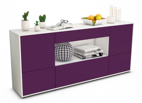 Sideboard Elodie, Lila (180x79x35cm)