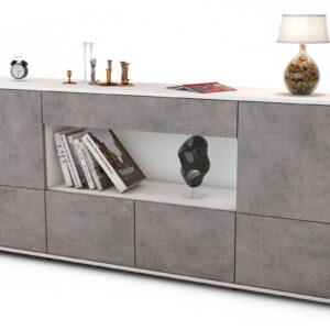 Sideboard Elsa, Beton (180x79x35cm)