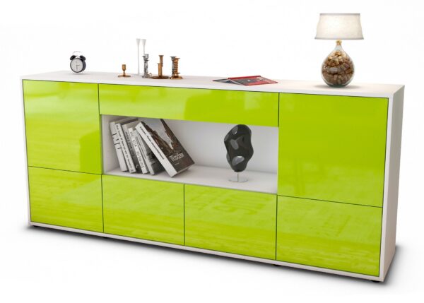 Sideboard Elsa, Grün (180x79x35cm)