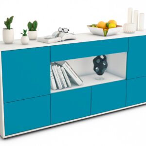 Sideboard Elsa, Türkis (180x79x35cm)