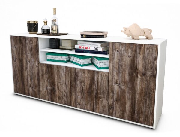 Sideboard Elsita, Treibholz (180x79x35cm)