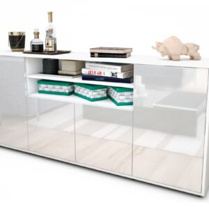 Sideboard Elsita, Weiß (180x79x35cm)