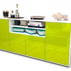 Sideboard Elsita, Grün (180x79x35cm)
