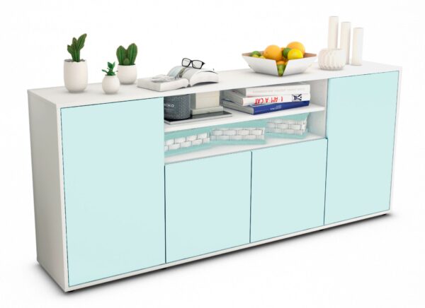 Sideboard Elsita, Mint (180x79x35cm)
