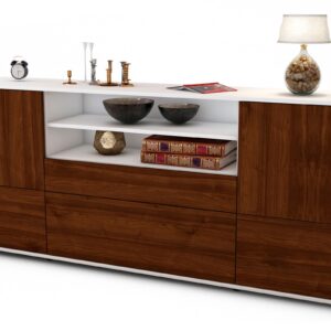 Sideboard Eluana, Walnuss (180x79x35cm)