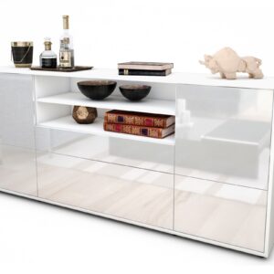 Sideboard Eluana, Weiß (180x79x35cm)
