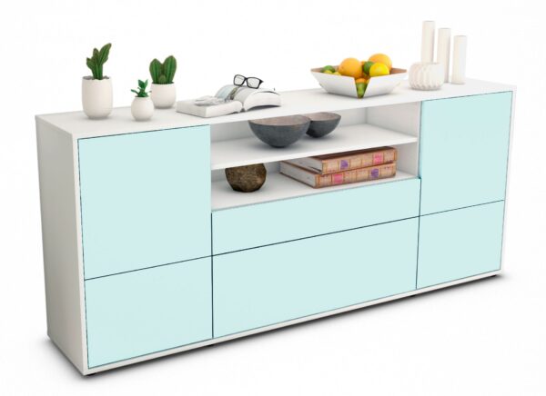 Sideboard Eluana, Mint (180x79x35cm)