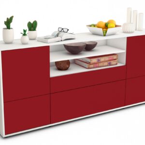 Sideboard Eluana, Bordeaux (180x79x35cm)