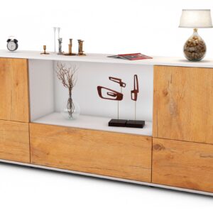 Sideboard Elvezia, Eiche (180x79x35cm)
