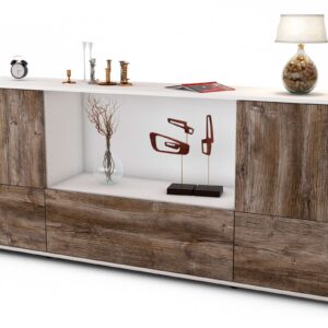 Sideboard Elvezia, Treibholz (180x79x35cm)