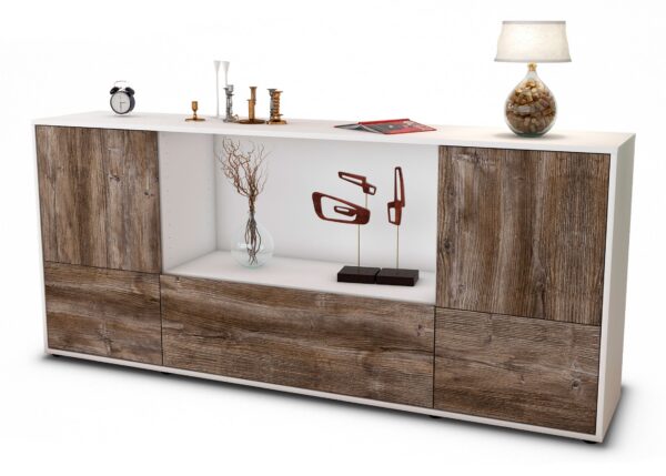 Sideboard Elvezia, Treibholz (180x79x35cm)