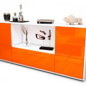 Sideboard Elvezia, Orange (180x79x35cm)