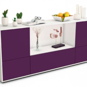 Sideboard Elvezia, Lila (180x79x35cm)