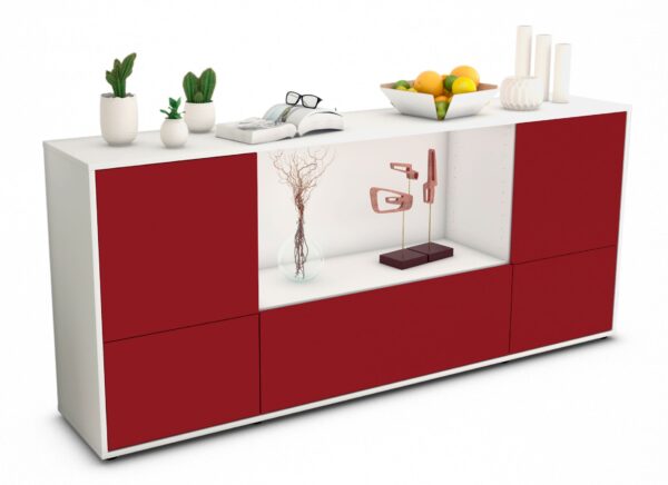 Sideboard Elvezia, Bordeaux (180x79x35cm)