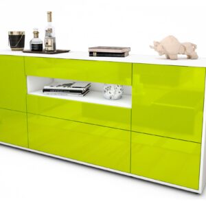 Sideboard Elvira, Grün (180x79x35cm)
