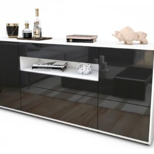 Sideboard Elvira, Grau (180x79x35cm)
