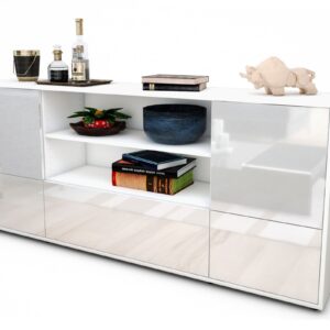 Sideboard Emanuela, Weiß (180x79x35cm)