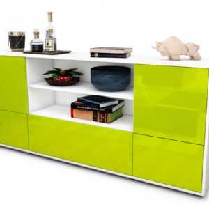 Sideboard Emanuela, Grün (180x79x35cm)