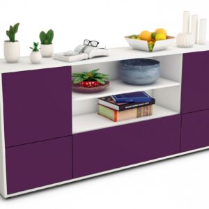 Sideboard Emanuela, Lila (180x79x35cm)