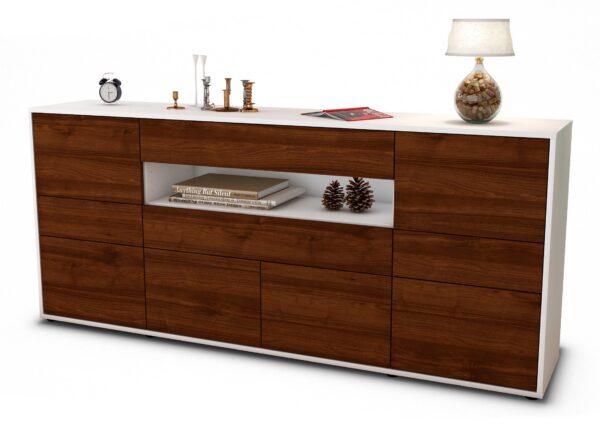 Sideboard Emerelda, Walnuss (180x79x35cm)