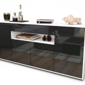 Sideboard Emerelda, Grau (180x79x35cm)