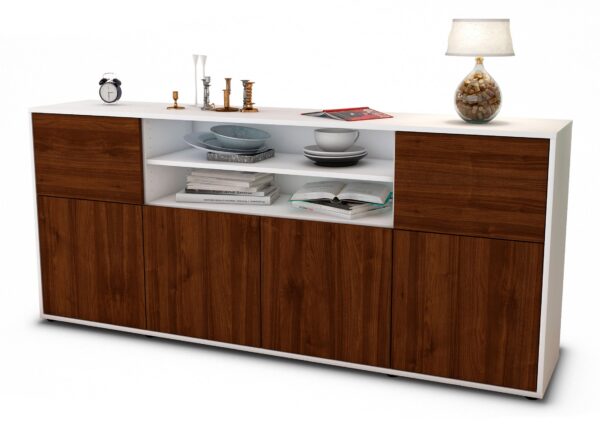 Sideboard Emilia, Walnuss (180x79x35cm)