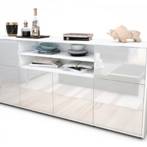 Sideboard Emilia, Weiß (180x79x35cm)