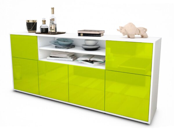 Sideboard Emilia, Grün (180x79x35cm)