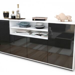 Sideboard Emilia, Grau (180x79x35cm)