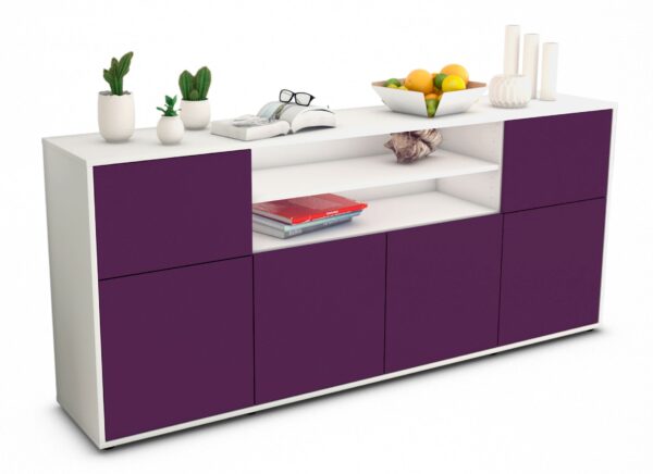 Sideboard Emilia, Lila (180x79x35cm)