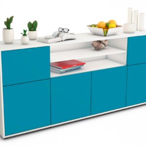 Sideboard Emilia, Türkis (180x79x35cm)