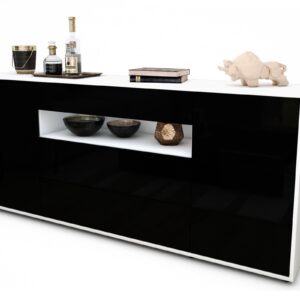Sideboard Emma, Schwarz (180x79x35cm)