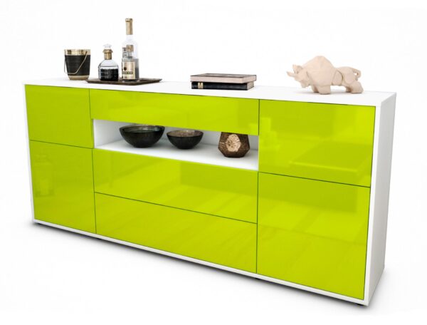 Sideboard Emma, Grün (180x79x35cm)