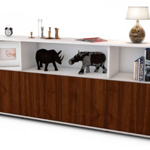 Sideboard Enrica, Walnuss (180x79x35cm)
