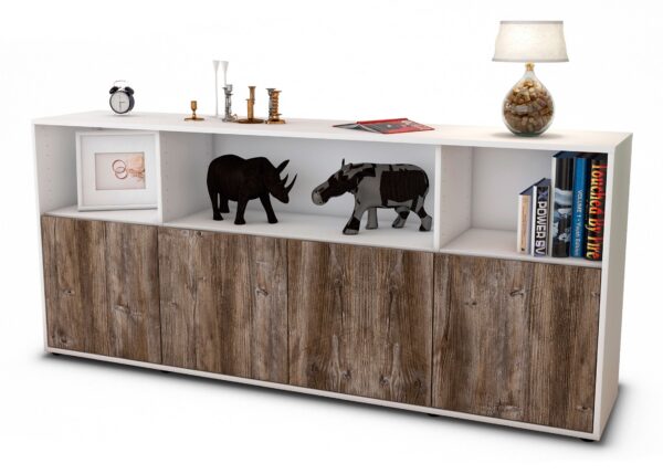 Sideboard Enrica, Treibholz (180x79x35cm)