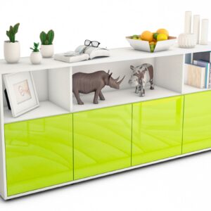 Sideboard Enrica, Grün (180x79x35cm)