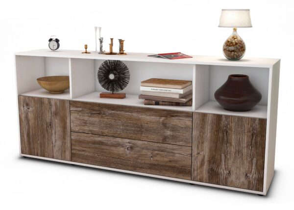 Sideboard Enza, Treibholz (180x79x35cm)