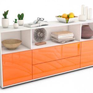 Sideboard Enza, Orange (180x79x35cm)