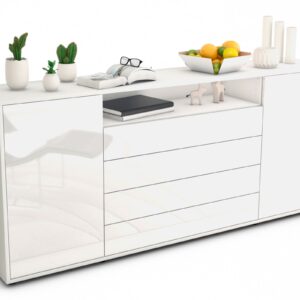 Sideboard Enzo, Weiß (180x79x35cm)