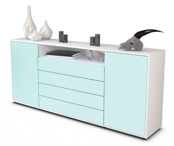Sideboard Enzo, Mint (180x79x35cm)