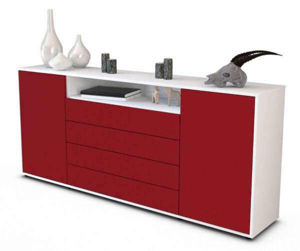 Sideboard Enzo, Bordeaux (180x79x35cm)